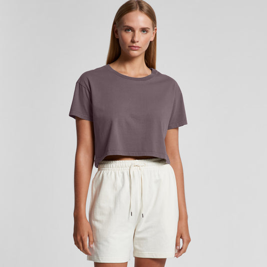AS Colour Wo's Faded Crop Tee 4062F