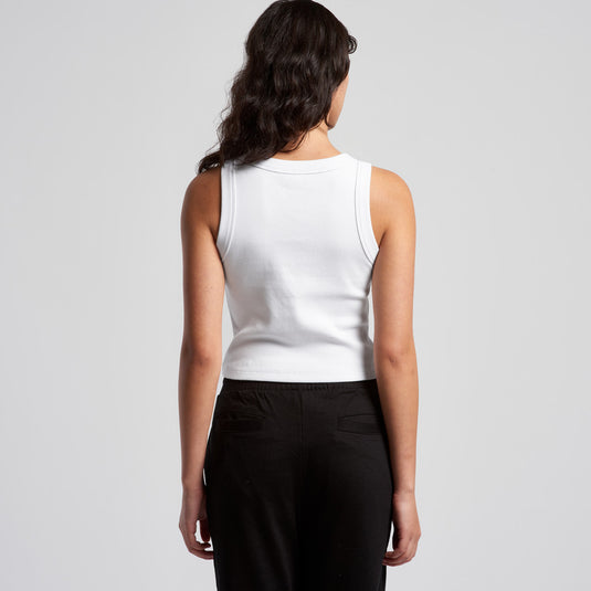 AS Colour Wo's Organic Rib Crop Tank 4064G