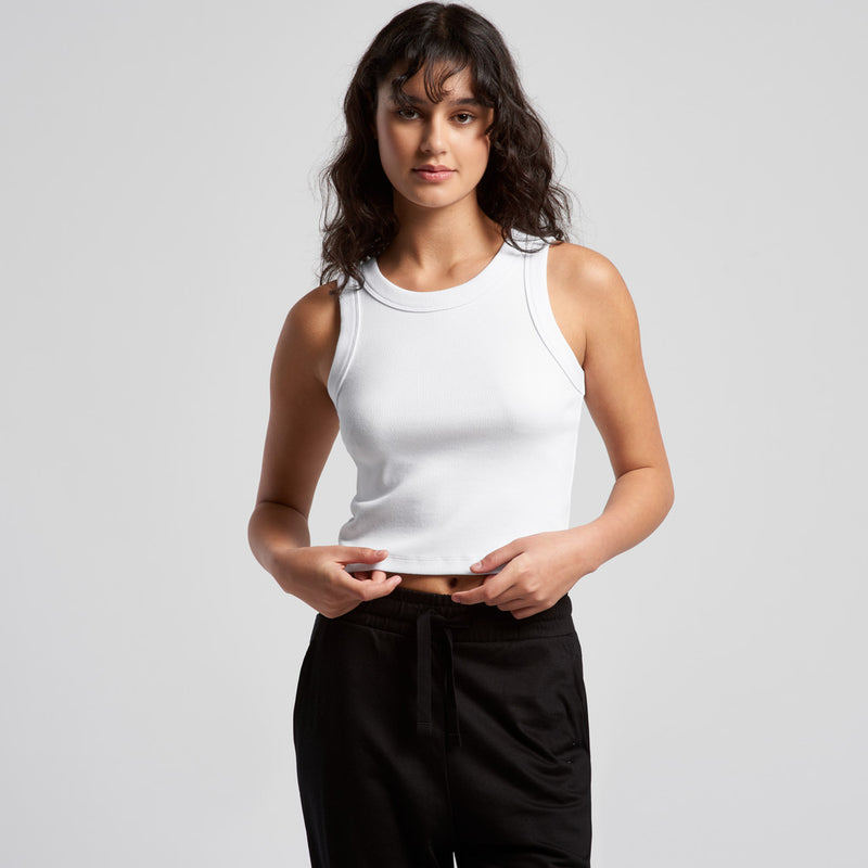 Load image into Gallery viewer, AS Colour Wo&#39;s Organic Rib Crop Tank 4064G
