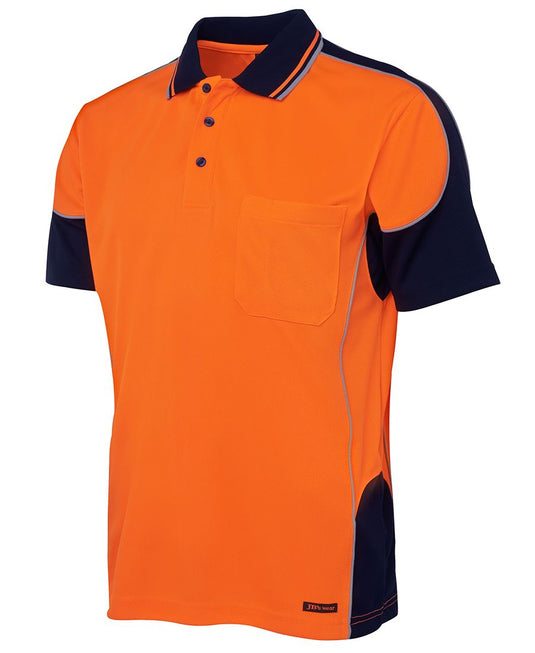 JB's Hi Vis Contrast Piping Polo 6HCP4