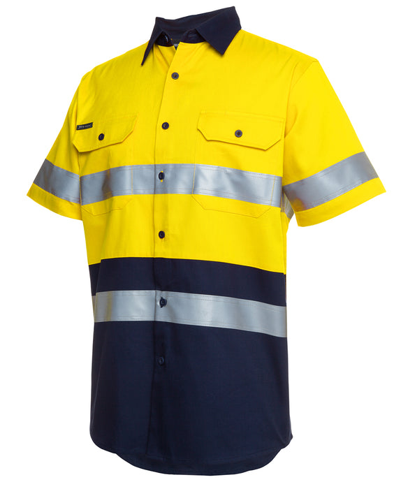 JB'S Hi Vis S/S (D+N) 190G Work Shirt 6HSS