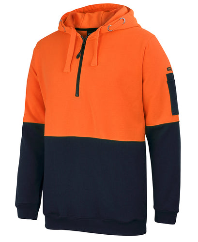 JB's Hi Vis 1/2 Zip Hoodie 6HVHZ