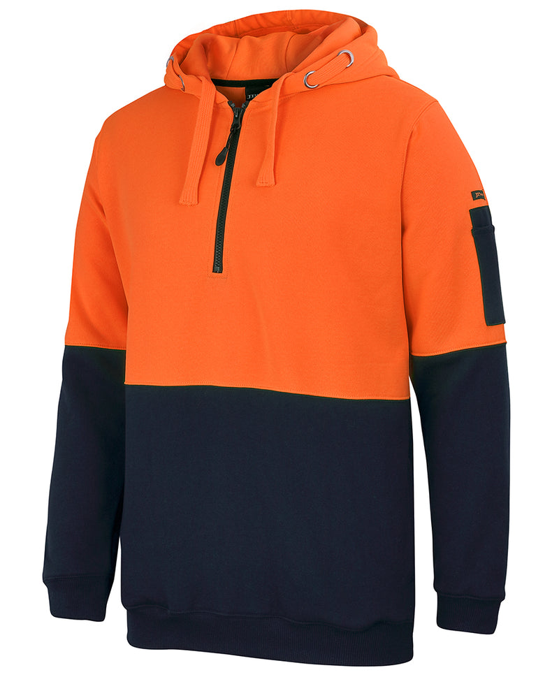 Load image into Gallery viewer, JB&#39;s Hi Vis 1/2 Zip Hoodie 6HVHZ
