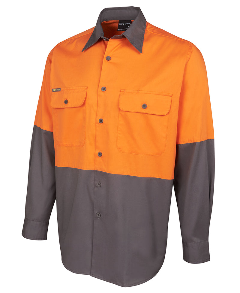 Load image into Gallery viewer, JB&#39;s Hi Vis L/S 150G Work Shirt 6HWSL
