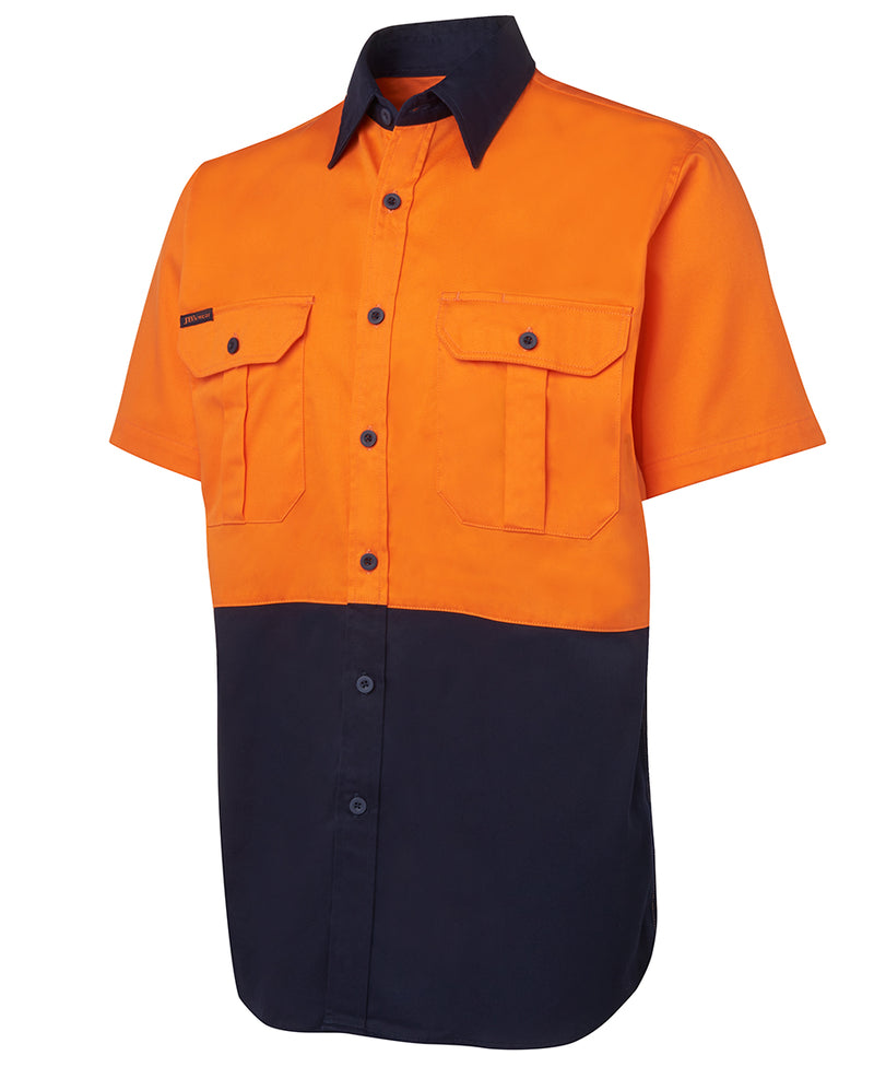 Load image into Gallery viewer, JB&#39;s Hi Vis S/S 190G Work Shirt 6HWS
