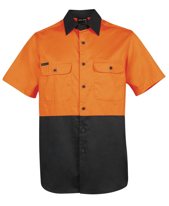 JB's Hi Vis S/S 150G Work Shirt 6HWSS