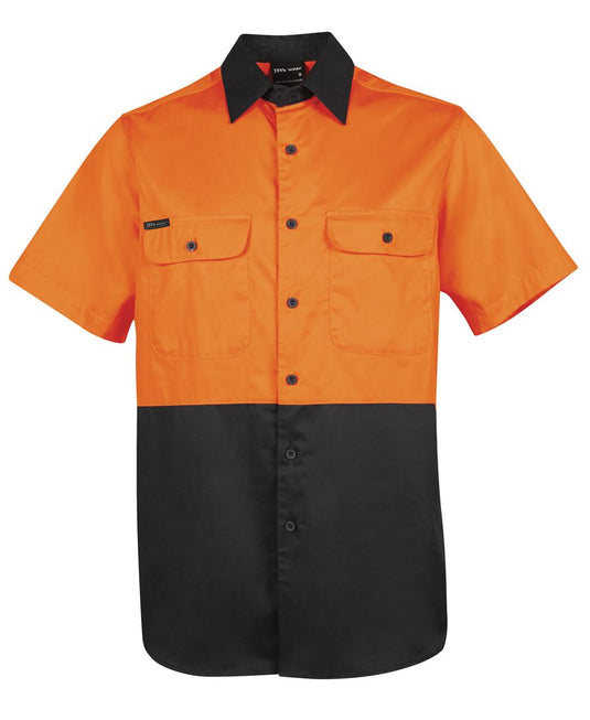 JB's Hi Vis S/S 150G Work Shirt 6HWSS