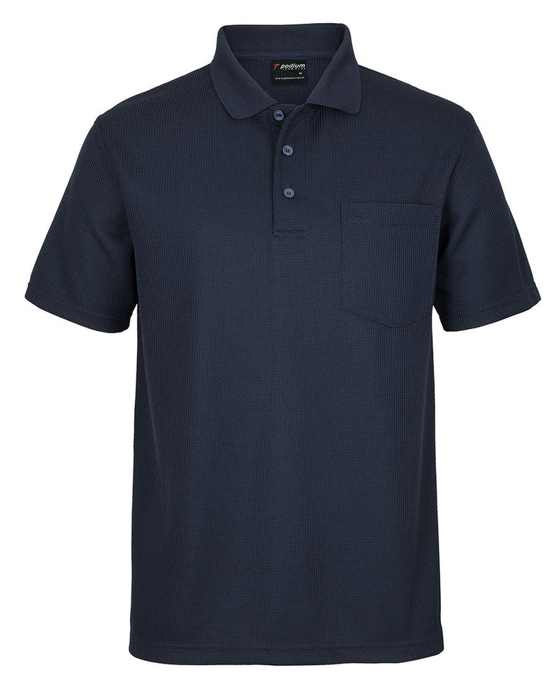 Load image into Gallery viewer, Podium Waffle Pocket Polo 7WPP
