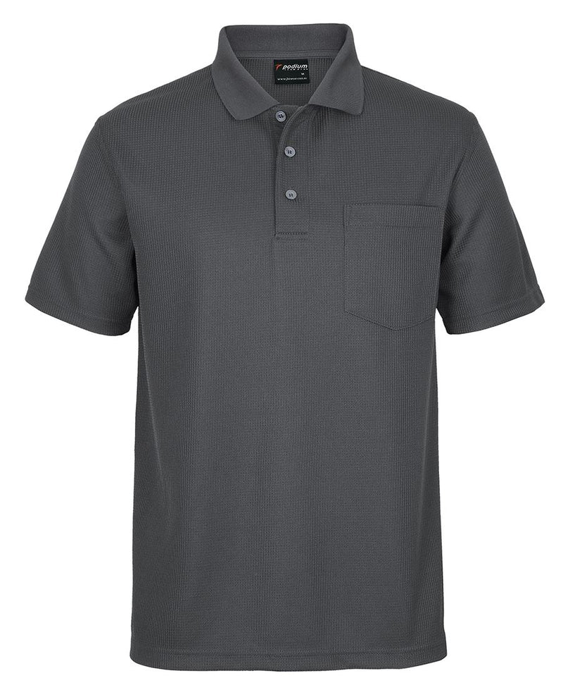 Load image into Gallery viewer, Podium Waffle Pocket Polo 7WPP

