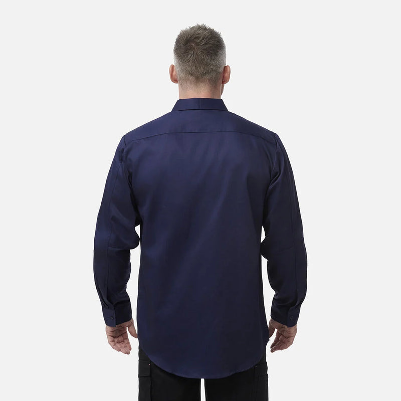 Load image into Gallery viewer, KingGee Originals Long Sleeve Open Front Cotton Drill Work Shirt
