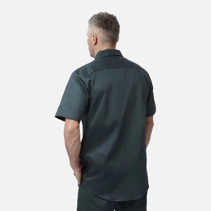 Load image into Gallery viewer, KingGee Originals Short Sleeve Open Front Cotton Drill Work Shirt
