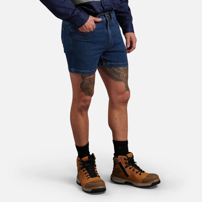 Load image into Gallery viewer, KingGee Stretch Denim Work Shorts
