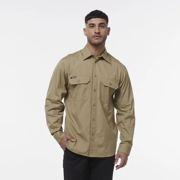 KingGee Workcool Vented Shirt Long Sleeve