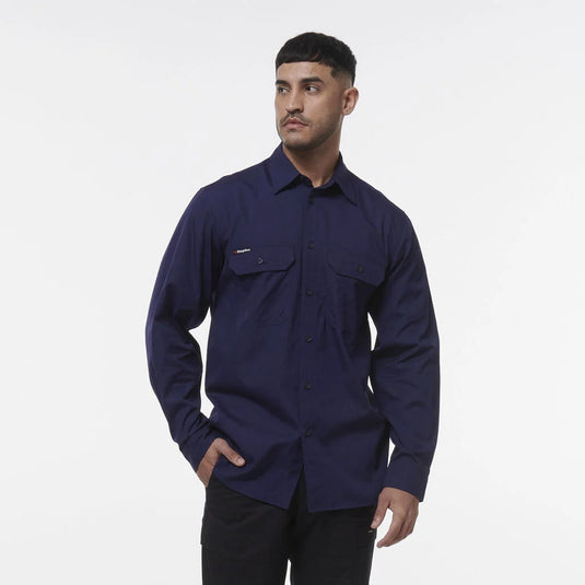 KingGee Workcool Vented Shirt Long Sleeve