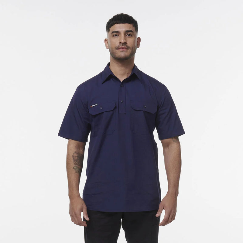 Load image into Gallery viewer, KingGee Workcool Vented Closed Front Shirt Short Sleeve
