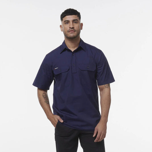 KingGee Workcool Vented Closed Front Shirt Short Sleeve