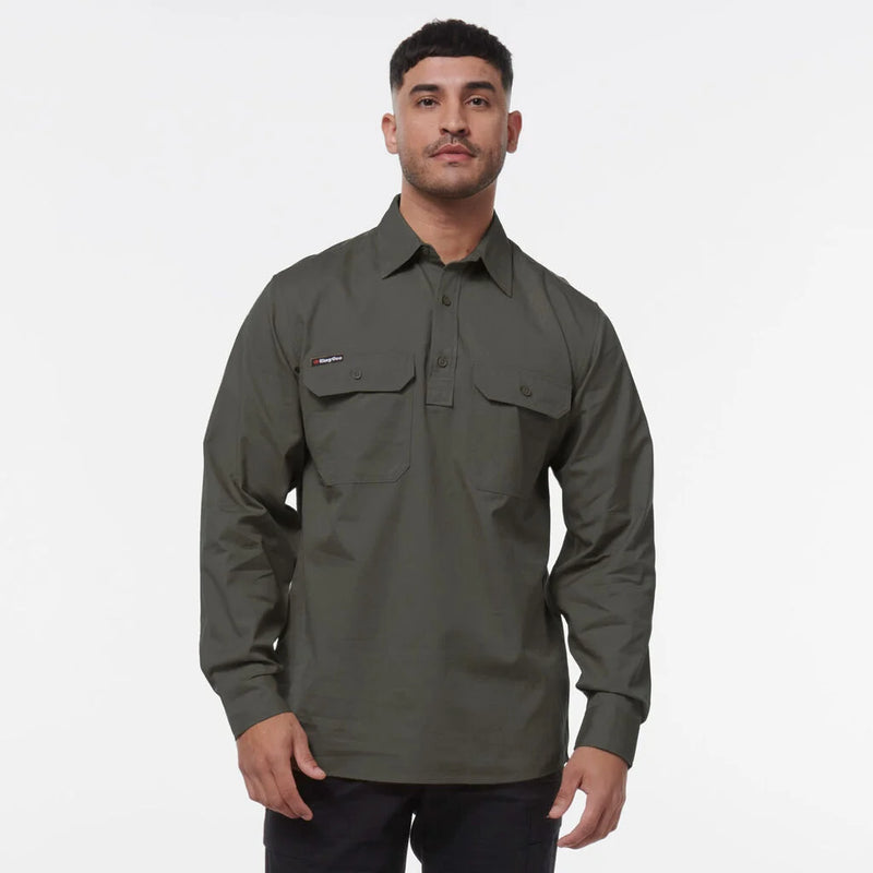 Load image into Gallery viewer, KingGee Workcool Vented Closed Front Shirt Long Sleeve
