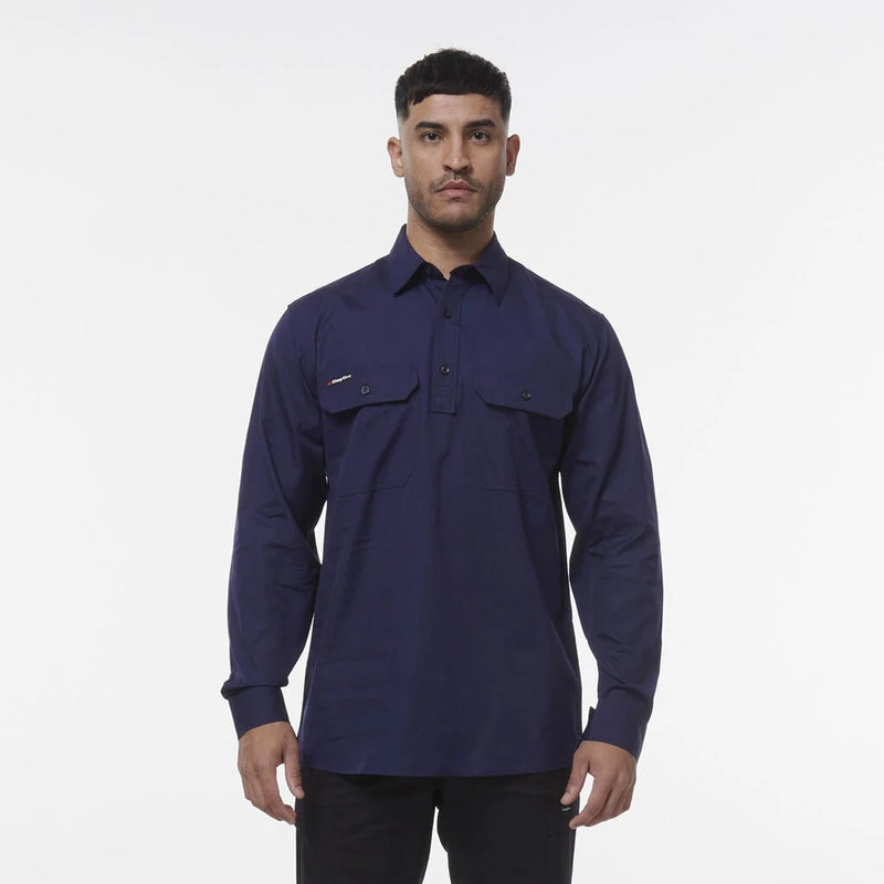 Load image into Gallery viewer, KingGee Workcool Vented Closed Front Shirt Long Sleeve
