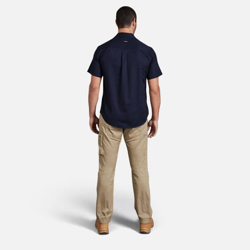 Load image into Gallery viewer, KingGee Tradies Slimfit Lightweight Cotton Drill Short Sleeve Work Shirt
