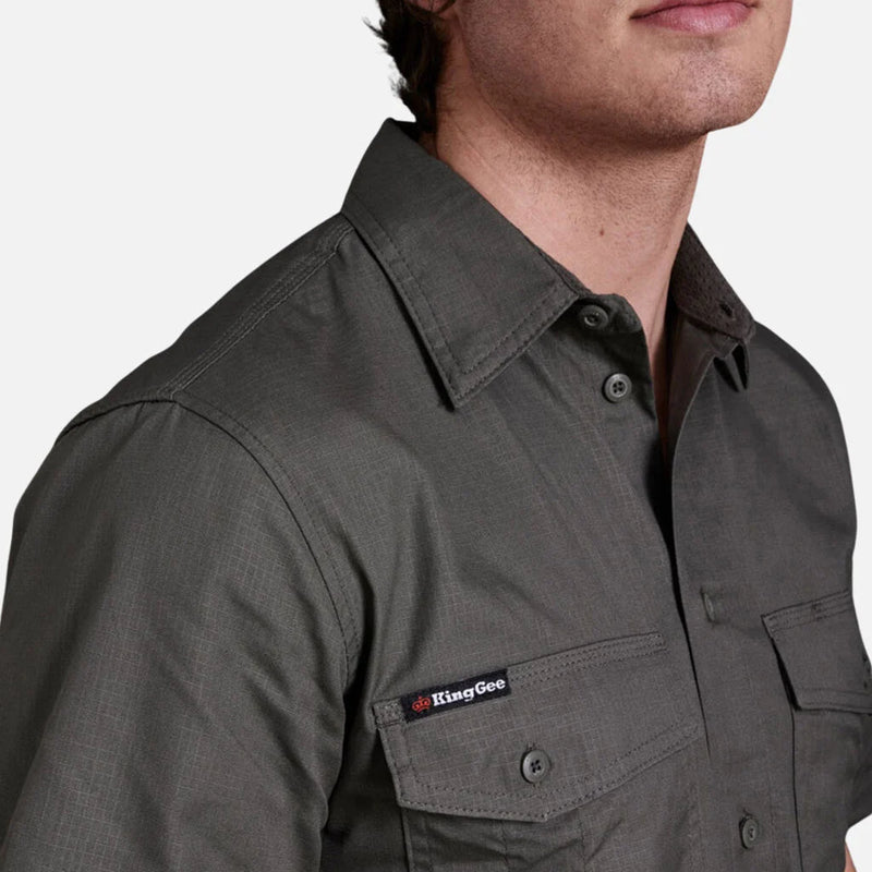 Load image into Gallery viewer, KingGee Workcool 2 Lightweight Ripstop Short Sleeve Work Shirt
