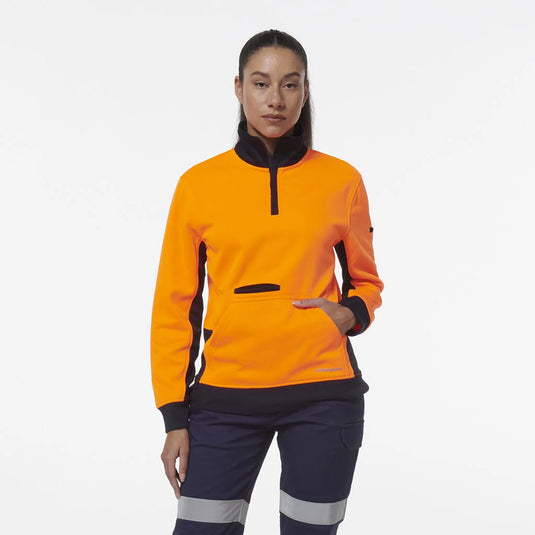 Women's Spliced 1/4 Zip  K45008