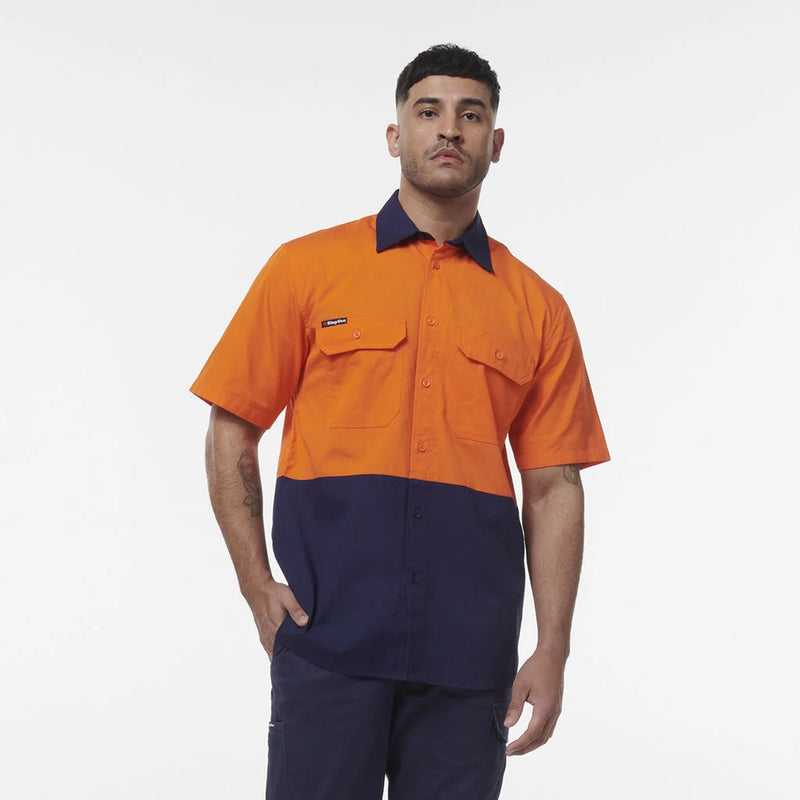 Load image into Gallery viewer, Workcool Vented Spliced Short Sleeve Shirt
