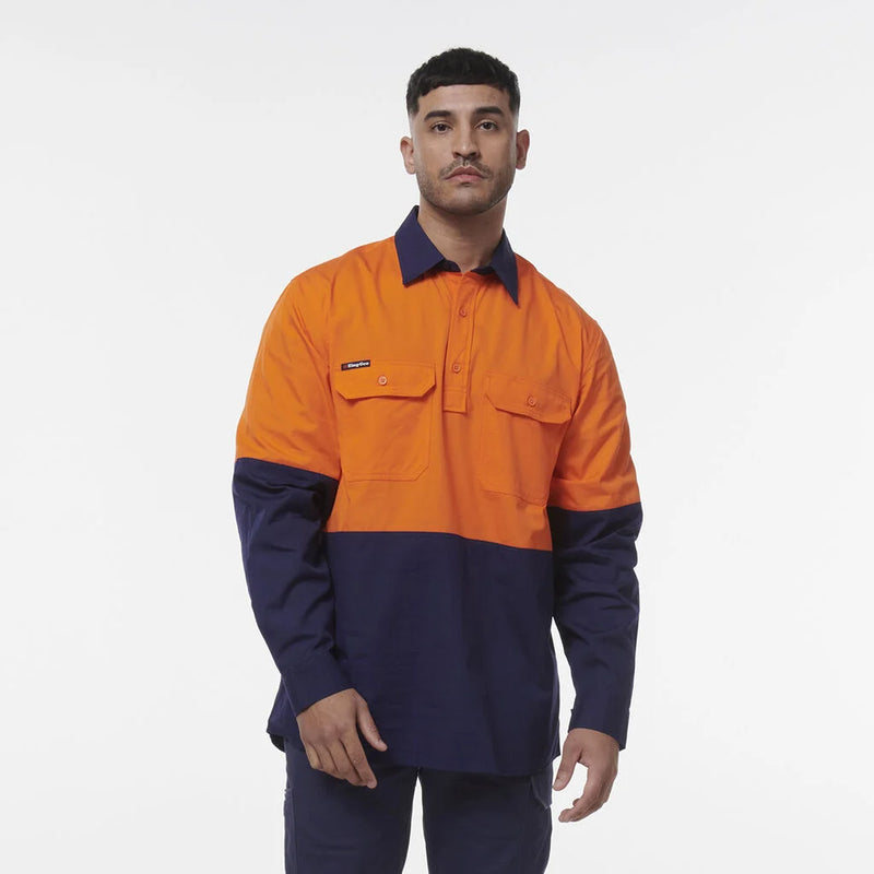 Load image into Gallery viewer, Workcool Vented Closed Front Spliced Shirt K54011

