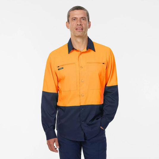 DryCool Hi Vis Spliced Shirt Long Sleeve Shirt SKU K54036