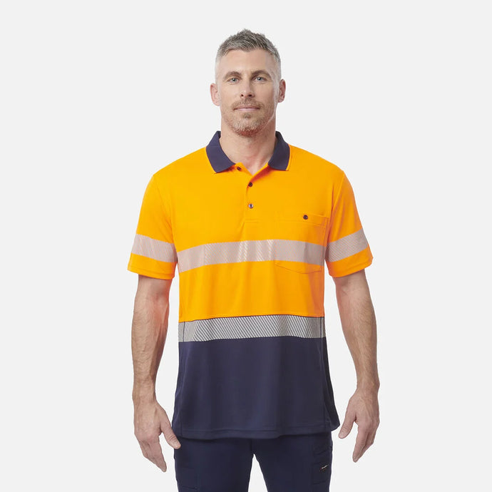 KingGee Workcool Hyperfreeze Hi-Vis Reflective Short Sleeve Polo