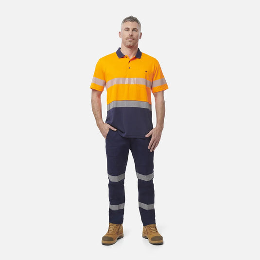 KingGee Workcool Hyperfreeze Hi-Vis Reflective Short Sleeve Polo