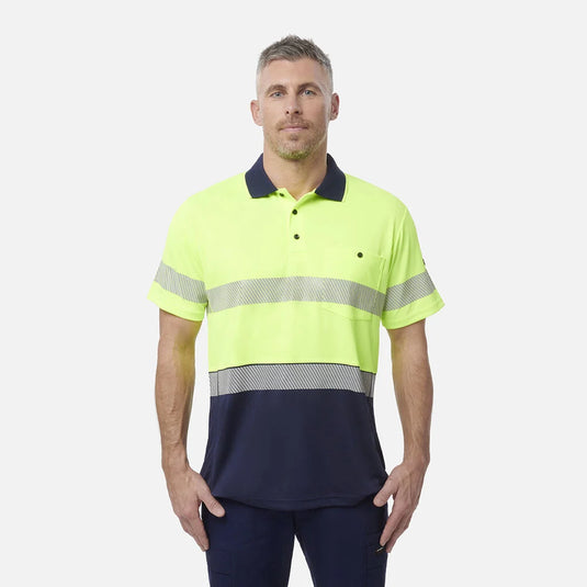 KingGee Workcool Hyperfreeze Hi-Vis Reflective Short Sleeve Polo