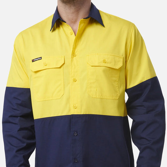 Workcool Vented Spliced Shirt Long Sleeve K54912